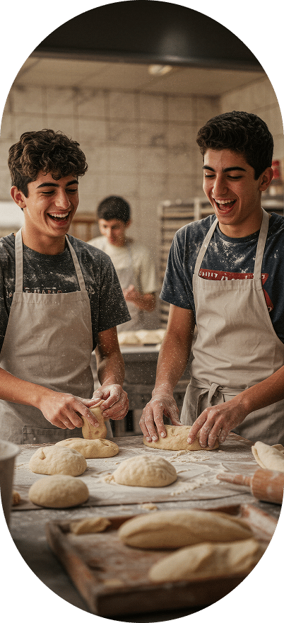נערים אופים